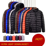 Men Down Jacket Autumn Boys Down Coat Light Down Jackets Men Warm Outerwear S M L XL XXL 3XL 4XL 5XL 6XL 7XL