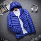 Men Down Jacket Autumn Boys Down Coat Light Down Jackets Men Warm Outerwear S M L XL XXL 3XL 4XL 5XL 6XL 7XL