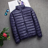 Men Down Jacket Autumn Boys Down Coat Light Down Jackets Men Warm Outerwear S M L XL XXL 3XL 4XL 5XL 6XL 7XL