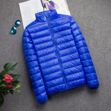Men Down Jacket Autumn Boys Down Coat Light Down Jackets Men Warm Outerwear S M L XL XXL 3XL 4XL 5XL 6XL 7XL