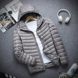 Men Down Jacket Autumn Boys Down Coat Light Down Jackets Men Warm Outerwear S M L XL XXL 3XL 4XL 5XL 6XL 7XL