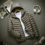 Men Down Jacket Autumn Boys Down Coat Light Down Jackets Men Warm Outerwear S M L XL XXL 3XL 4XL 5XL 6XL 7XL