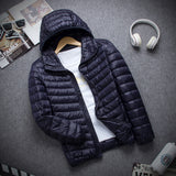 Men Down Jacket Autumn Boys Down Coat Light Down Jackets Men Warm Outerwear S M L XL XXL 3XL 4XL 5XL 6XL 7XL