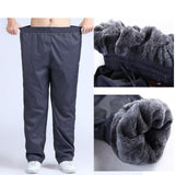 Gradnwish Plus Size 4XL 5XL 6XL Heavyweight Pants Men  Winter Mens Fleece Pants Large Size Warm Thick Pants Men Active,PA782