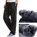 Gradnwish Plus Size 4XL 5XL 6XL Heavyweight Pants Men  Winter Mens Fleece Pants Large Size Warm Thick Pants Men Active,PA782