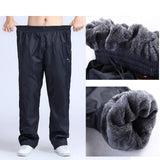 Gradnwish Plus Size 4XL 5XL 6XL Heavyweight Pants Men  Winter Mens Fleece Pants Large Size Warm Thick Pants Men Active,PA782